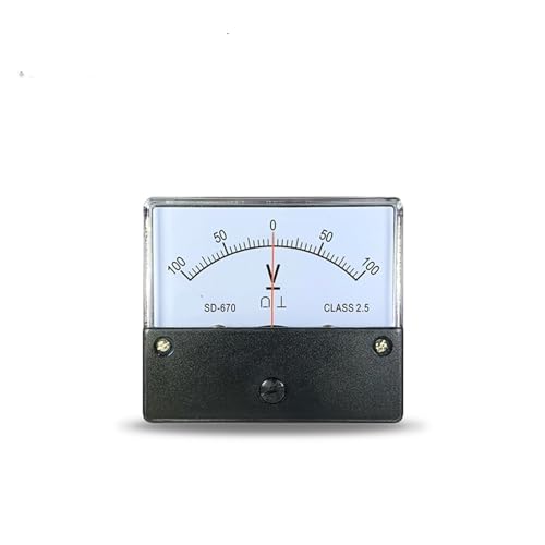 Voltmètre pointeur bidirectionnel SD670 DC 150V pour contrôle de polarité et tension continue