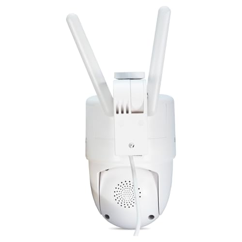 EKAZA Câmera de Segurança Externa Inteligente Nuvem Dual Dome, WiFi, IP65, H 310°/ V 140°, Compatíve