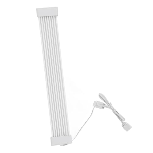 POENVFPO Elastyczny Kabel Połączenia 8pin do 2x8pin z Grzebieniem Przewodowym, Kabel Synchronizacji 5 V ArgB dla Płyt Głównych, Zestaw Rozszerzenia PSU w Celu Poprawy Zarządzania w Obudowie PC