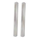 2Pcs Cupboard Hardware Defense Strips Steel Drawer Guards with Clear Adhesive Scratch Resistant Cabinet Protectors Steel Drawer Protectors