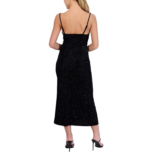 Laundry By Shelli Segal Womens Ruched Cocktail And Party Dress Black 2 #TOP1
