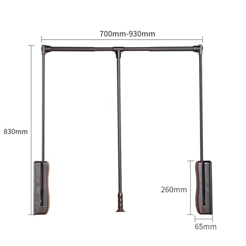 Perchero plegable para balcón estrecho ideal para secar ropa en perchas 3