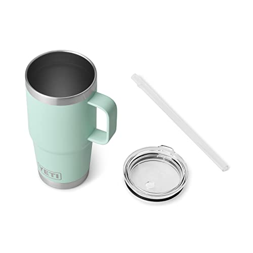 image for YETI Rambler 25 oz Tumbler with Handle and Straw Lid, Travel Mug Water
