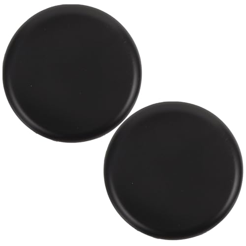 TOPBATHY Selbstklebende Abdeckkappen FüR BohrlöCher 2 StüCk Runde Kunststoff Abdeckungen FüR WandlöCher Schwarz Wiederverwendbar