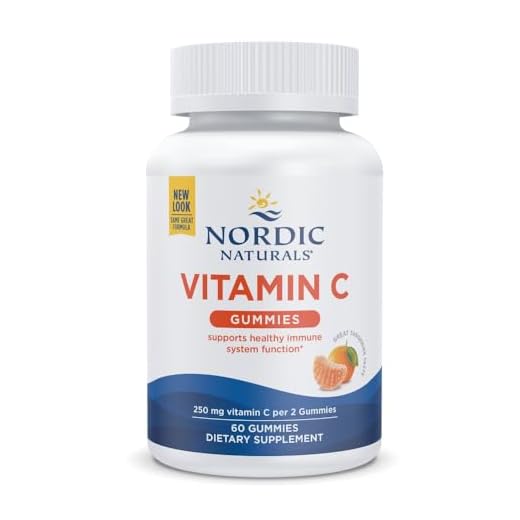 Nordic Naturals Vitamin C Gummies, Tart Tangerine - 60 Gummies - 250 mg Vitamin C - Immune Support, Antioxidant Protection, Child Growth & Development - Non-GMO, Vegan - 30 Servings