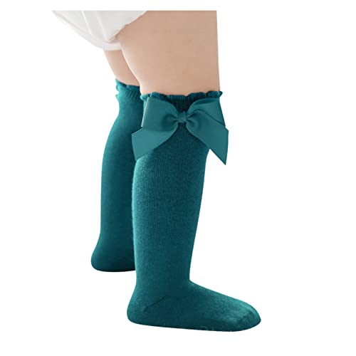 Baby Girls Knee High Socks Tube Ruffled 𝚄niform Long Stockings Infant Non-Slip Princess Sock2