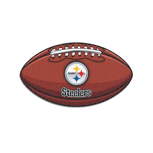 Iconic Puzzles, Pittsburgh Steelers crest, 100% eco-sustainable wooden puzzle with official license NFL, size M, 270 pieces - Image 2