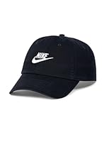 Nike FB5368-011 U NK Club Cap U CB FUT WSH L Hat Unisex Adult Schwarz-Weiss Größe S/M