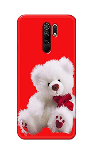 Image of PRINTFIDAA Teddy Bear Love Romantic Valentines Day Dumbo Printed Designer Hard Back Case Cover for Xiaomi Redmi 9 Prime /Xiaomi Poco M2 / Xiaomi Poco M2 Reloaded -(TI) MVN1001