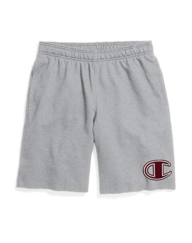 Champion Powerblend Applique Shorts Oxford Gray MD
