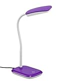 Reality Leuchten LED Schreibtischleuchte Boa R52431193, Acryl purple, inkl. 3.5 Watt LED