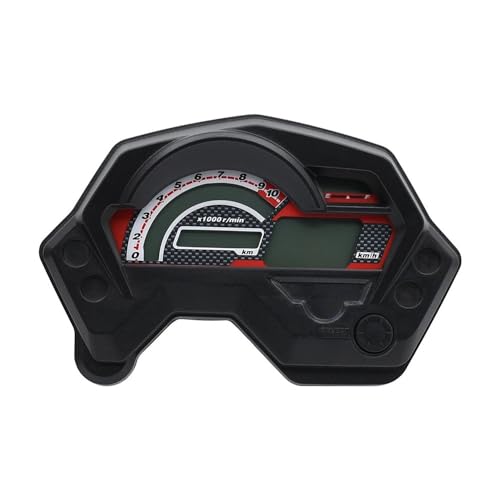 KNVBGG Speedometer Odometer Meter Digital Motorcycle Speedometer Display 10000 RPM Tachometer Dashboard Gauge for FZ16 FZ 16 Motorcycle Odometer