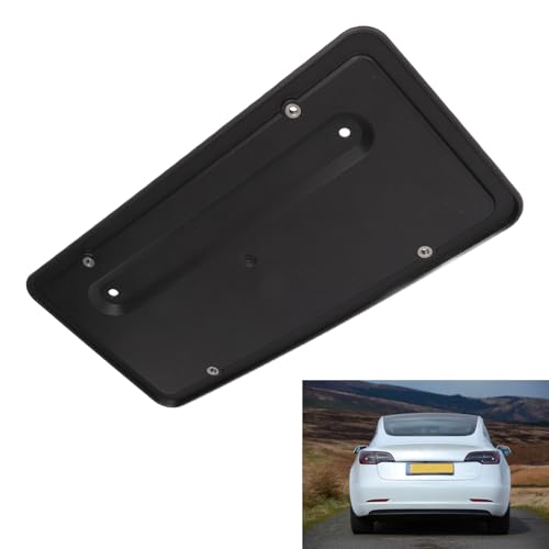 Image of License Plate Bracket Replacement for 3 2017‑2023, Rear License Plate Mount Frame Bracket, OE Number 109684400B