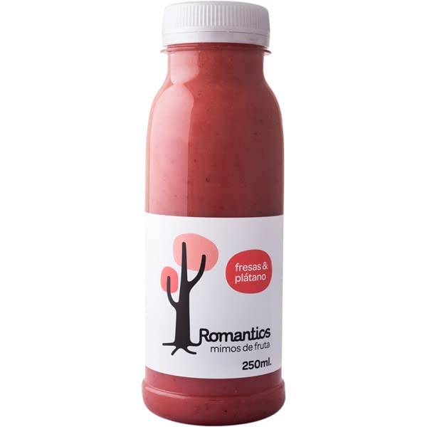 ROMANTICS Mimos smoothie de fresa y plátano botella 250 ml