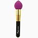 Purple Beauty Makeup Blender Sponge Foundation Applicator Brush - Best Pro Airbrushed Look and Unvarying Coverage Without Even Trying - Natural Ergonomic Wooden Handle Keeps Your Hands Clean - Smooth Texture, Ample Size - Makes a Great Gift!