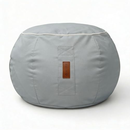 Aiire Pouf Repose Pied Exterieur [45x30cm] - Fauteuil Repose Pieds Design en Oléfine avec Remplissage pour Decoration Piscine et Jardin - Ado ou Adulte -...