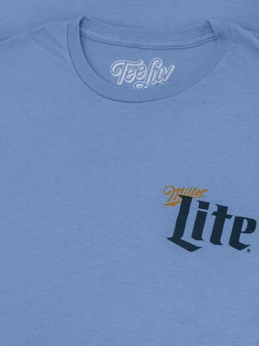Tee Luv Men's Miller Lite T-Shirt - Milwaukee Wisconsin Miller Light Beer Shirt2