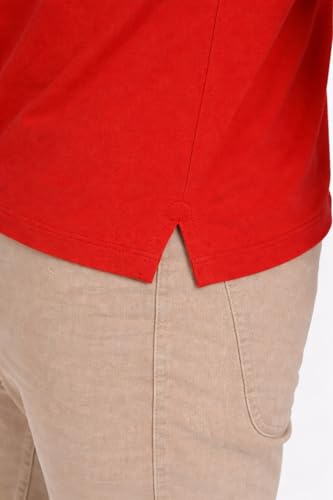 Image of Men's Solid Polo T-Shirt | Short Sleeve | Regular Fit | Soft Breathable Fabric | Casual & Smart Wear | Button Placket Collar Top |