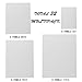 Madisi Painting Canvas Panels Multi Pack, 5x7, 8x10, 9x12, 11x14(8 of Each), 32 Pack