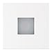 Globe Electric 90951 Recessed Lighting, 4 Pack, White Square (4-Pack), 4 Count, 420 Lumen