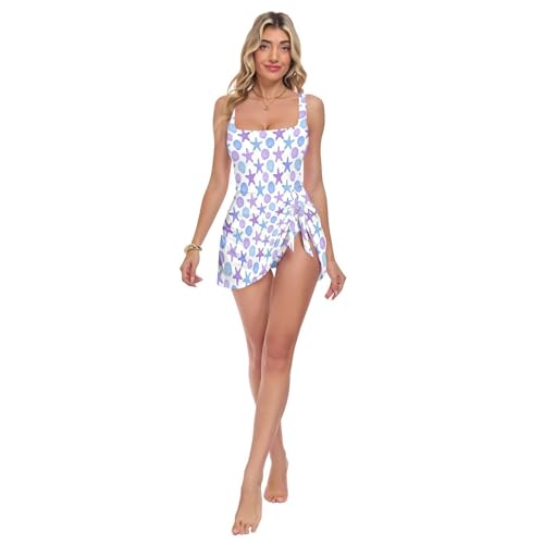 Maillot de bain une pièce minceur lavande pour sculpter la silhouette