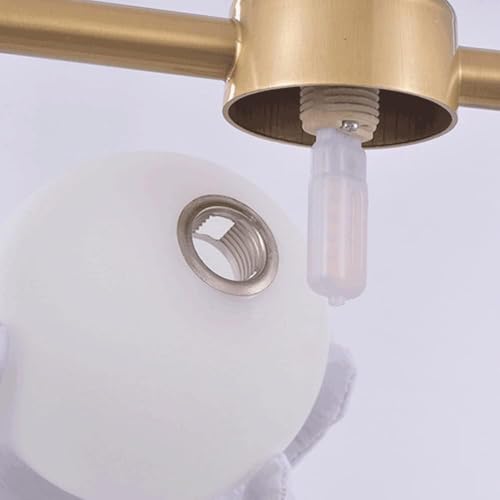 Lámpara de techo de cristal E27 que elimina sombras en cuartos oscuros 2