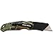 Klein Tools 44135 Utility Knife, Camo Locking/Folding Razor Cutter with Lanyard Hole, No-Slip Grip, Includes 1 Blade and Pocket Clip