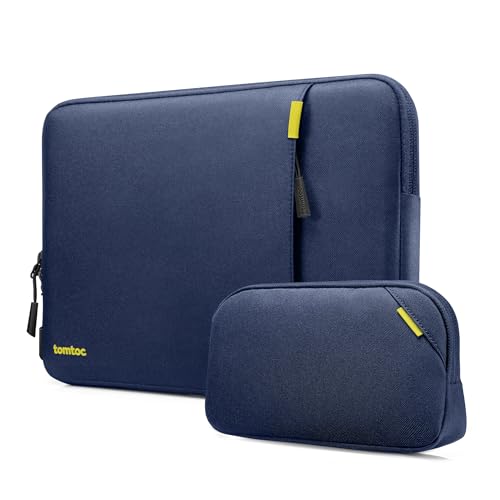 Image of tomtoc 360 Protective Laptop Sleeve Kit for 15-inch MacBook Air M5 /A3448 | 2026 M4 /A3241, M3 /A3114, M2 /A2941, Water-Resistant Laptop Case Bag with Accessory Pouch Fits 15 inch MacBook Pro & Surface Laptop