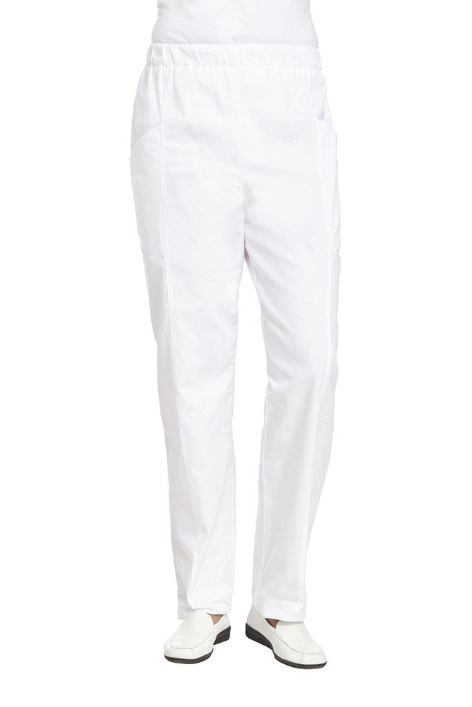 LEIBER Damen-Hose Comfort-Fit 08/1400 – Weiß, Größe 46
