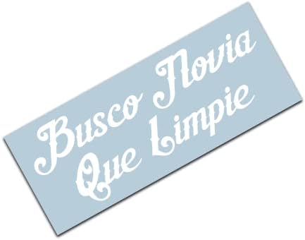 Busco Novia Que Limpie Decal Sticker Window Fits Car Truck SUV Laptop image 4