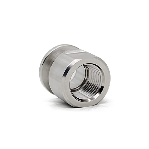 Image of SS304 KF16 NPT Female Adaptor thread 1 /2 inch NW16 KF Female coupling ISO-KF16 X FNPT 1 /2 inch