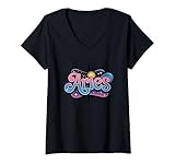 Mujer Signo Zodiacal de la astrología cósmico Pastel de Aries Camiseta Cuello V