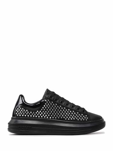 Guess Vibo FL5VIBELE12 Black : baskets noires élégantes pour femme