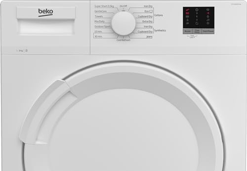 Beko DTLCE80051W Tumble Dryer | 8 kg Capacity Condenser Dryer | White Colour | B Energy Class - Image 5
