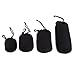 HDE Soft Neoprene DSLR Camera Lens Pouch Bag w/ Drawstring - Set of 4