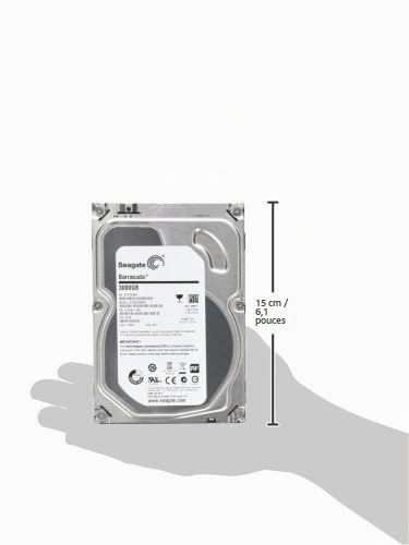 Seagate Desktop HDD ST3000DM001 Disque dur 3 To interne 3.5 SATA 6Gb/ 7200 toursmin mémoire tampon : 64 Mo - vue 5