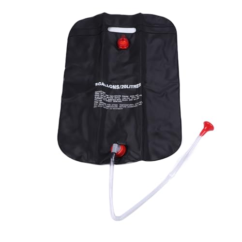 NDNCZDHC 5gallons/20liters Solar Heated Portable Shower Bag with Shower Head and Tap Camping Shower Bag Solar Shower Bag for Outdoor Travel