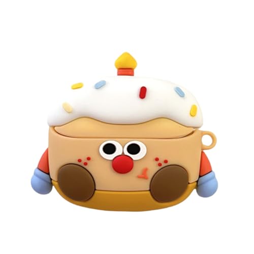 SCQYCWA - Airpods Pro 3�P�[�X�A3D�A�j���[�V�����G���t�f�U�C���V���R���ϏՌ��ی�P�[�X�J�o�[ Airpod Pro��3����p