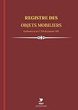 Registre des Objets Mobiliers: Conforme à la loi n°70-9 du 2 janvier 1970 | Livre Pour Brocanteur, Antiquaire, Garagiste, Dépôt-Vente | Grand Format A4