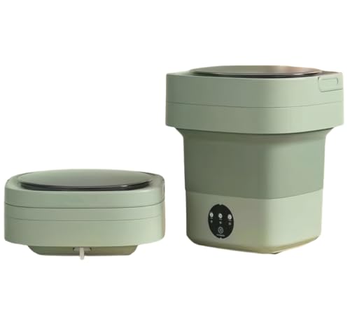 Kenvana 小型洗濯機【11L】 脱水機能付き 折りたたみ ミニ洗濯機 大容量 ポータブル 小型 簡易 銀イオン 操作簡単 節水 省エネ 高性能 小さい 洗濯 持ち運び 寮用 子供服 おもちゃ ペット用品 タオル ベビー用品 靴下 下着洗濯 操作簡単