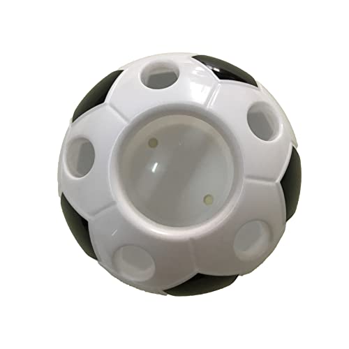 Tellme Soccer Pen Holder For Desk, Football Pencil Cup, Cute Creative Desktop Storage Case, Gifts For Kids (Black) #TOP2