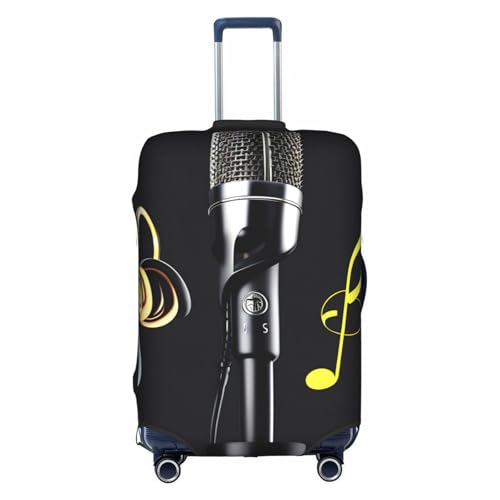 Housse pour bagage extensible à motif musical pour identifier sa valise à l'aéroport