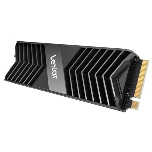 Image of Lexar Professional 2TB NM800 PRO with Heatsink M.2 2280 PCIe Gen4x4 NVMe SSD, Read Speeds Up to 7500MB /s, for Gamers and Creators (LNM800P002T-RN8NG)