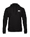 Price comparison product image Ford Mustang Car Embroidered Hooded Pullover Hoody VIP Really Premium Quality - 7047 (L) Black
