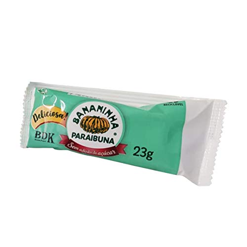 Bananinha Paraibuna, Sem Açúcar, 23 Gramas, Caixa com 40