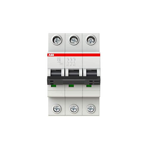 ABB S200 MCB Leitungsschutzschalter Typ C, 3-polig 80A 440V, Abschaltvermögen 6 kA System Pro M Compact