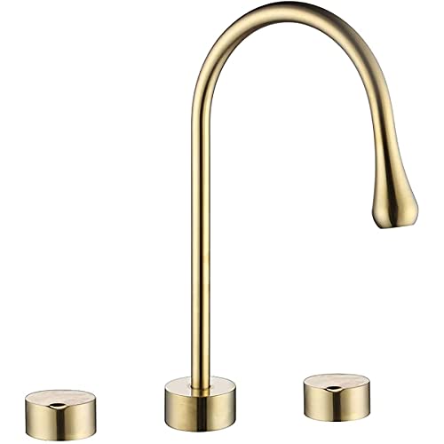 Robinet de bassin de lavage en bronze pour une salle de bain rétro et chaleureuse