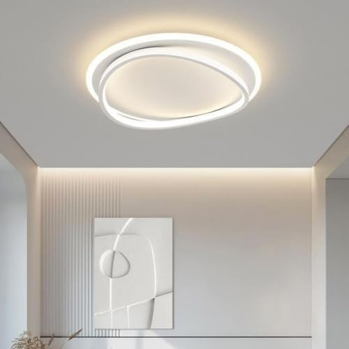 Plafonnier LED design moderne KNBVFHG à trois tons pour salon