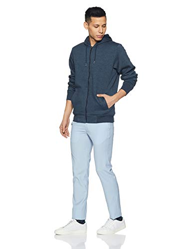 Image of Qube By Fort Collins Men Cotton Hooded Sweatshirt