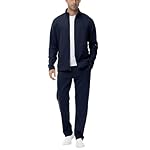 BGOWATU Men's Tracksuits 2 Piece Running Sports Sweatsuits For Men Full Zip Athletic Jackets and Pants Outfits